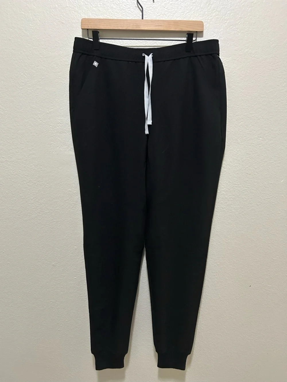 Men’s Figs Tansen Jogger Scrub Pants LT Large Tall Black Workwear Slim Fit